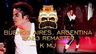 Michael Jackson - Billie Jean  Dangerous Tour in Argentina 2023 Remaster 10.12.93