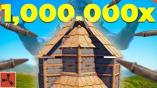 I Built The STRONGEST Solo Base in Rust on a 1000000x Server...