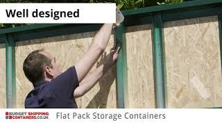 Flat Pack Storage Containers