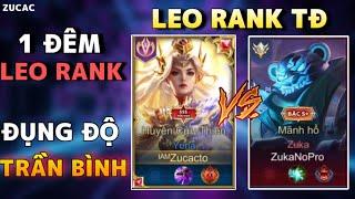 Zucac Vs TOP1 Zuka Trần Bình - ZukaNoPro? 1 Đêm Leo Thách Đấu Của Zucac Sẽ NTN