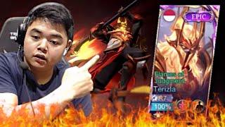 AKHIRNYA TERIZLA KELUAR SKIN EPICNYA  FLAMES OF JUDGEMENT  MENYALAAA  #MLBB