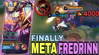 Fredrinn finally got what he deserved. It will end All Meta Fredrinn Best Build and Emblem  MLBB