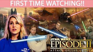 STAR WARS EPISODE II ATTACK OF THE CLONES 2002  FIRST TIME WATCHING  MOVIE REACTION