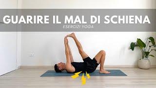 10 MINUTI Esercizi yoga per mal di schiena Guarire da mal di schiena e sciatalgia