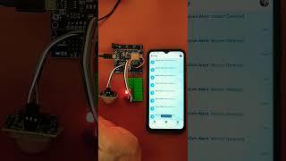 Theft Alert Notification Using Arduino IOT Cloud & ESP8266 with PIR Sensor. #shorts #theftalert