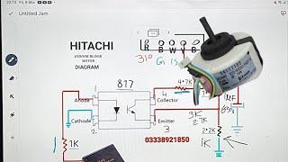 Hitachi Haier Dc inverter ac AC DC motor slow speed to high speed pcb training center