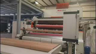 Four extruders 2000mm stretch film machine in Saudi Arabia