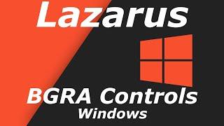 Lazarus BGRA Controls Modern UI Preview