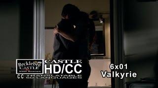 Castle 6x01 Valkyrie Sex-y Bathroom Scene  Castle & Beckett Make Out  Engagement Ring HDCC