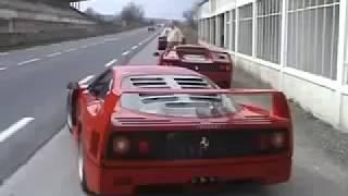 The best of Ferrari Start-up and driving exhaust note for the Ferrari F40 and Ferrari F50