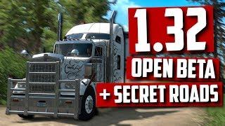 American Truck Simulator 1.32 Open Beta + Secret Roads of DLC Oregon  Toast 