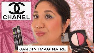 CHANEL  JARDIN IMAGINAIRE  COLLECTION SUMMER 2024  BERRY & LIGHT BLUSH DUO & THREE EYELINERS