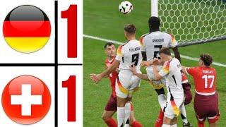 Switzerland - Germany HIGHLIGHTS  UEFA EURO 2024 Switzerland vs Germany GOAL 90+3