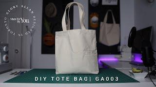 How to Sew Tote Bag for Beginners  GA003