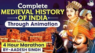 Complete Medieval India History in 4 Hours Through Animation  UPSC IAS