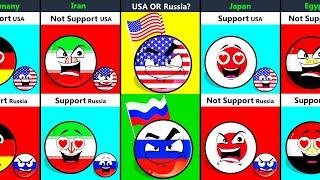 Russia or USA? Who Will The Countries Of The World Support?