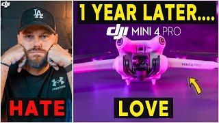 DJI Mini 4 Pro - 1 YEAR LATER REVIEW - MY EXPERIENCE?  The Truth 