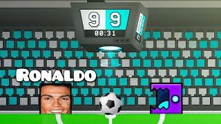 Playing Football With CRISTIANO RONALDO in Geometry Dash 2.2