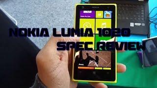 Nokia Lumia 1020 Quick Specs Review