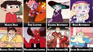 Parents of Star Vs The Forces Of Evil Characters