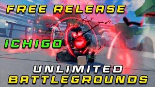 THIS MULTI ANIME BATTLEGROUNDS JUST RELEASED THE NEW ICHIGO MOVESET ROBLOX UNLIMITED BATTLEGROUNDS