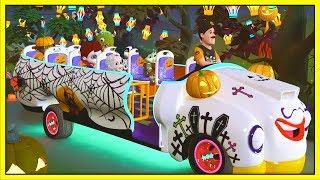 Wheels on the Bus Halloween song  Halloween Collection - Childrens Halloween Songs + More Rhymes