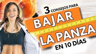 3 Consejos para PERDER BARRIGA en 10 días