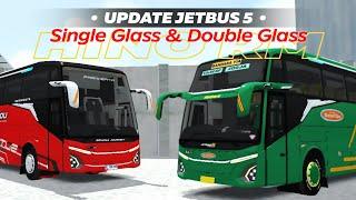 SHARE UPDATE MOD JETBUS 5 SHD SINGLE GLASS & DOUBLE GLASS BY AZDSGNAKMAL #modbussidterbaru