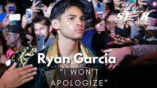 Ryan Garcia REACTS to NEVER APOLOGIZING for N-Word