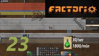 МЕГАбаза 30науки в секунду #23 Процессоры и КМП #factorio #ждфакторио  #нефтепереработка