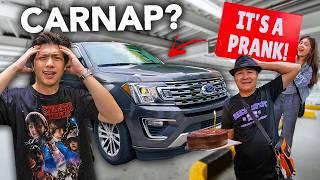 Our CAR Got Stolen? Birthday Prank Surprise  Ranz and Niana