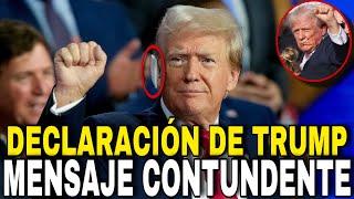 DECLARACIÓN DE TRUMP ME SALVO MI FE MENSAJE CONTUNDENTE