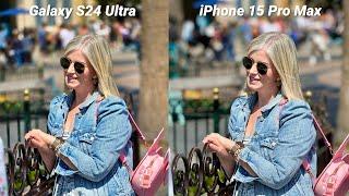 Galaxy S24 Ultra vs iPhone 15 Pro Max Camera Test AFTER Update Daytime