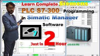 Siemens PLC Training for Beginners Ladder Diagram Siemens PLC Course S7-300  Simatic Manager