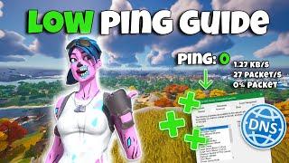 HOW TO LOWER PING AND REDUCE PACKET LOSS IN FORTNITE CHAPTER 5 TUTORIAL