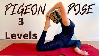 How to do pigeon pose - beginner intermediate & advanced