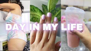 DAY IN MY LIFE LAUNDRY + HEALTHY COOKING + MANICURE AT HOME #dayinmylife #vlog #thatgirl