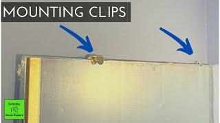 Removing a Bathroom Mirror  Mounting Clips or Brackets