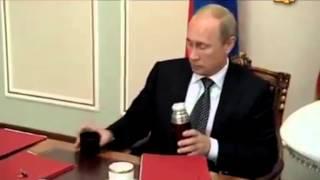 Владимир Владимирович Путин и Термос Thermos Everyday Velvet Red