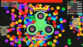 Fisp.io 23000000 WORLD RECORD Green Fidget Spinner