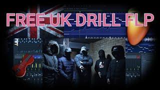  FL STUDIO  HARD UK Drill Type BEAT l UK Drill Instrumental  FLP + SAMPLES + MP3  FREE TO USE