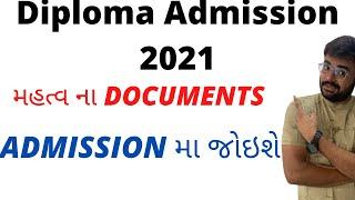 Diploma Admissions 2021  Important Documents  ACPDC 2021  Gujarat Admissions