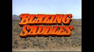 Moments from Vintage Media Blazing Saddles 1986 VHS Opening