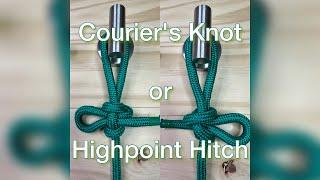 Couriers Knot.                    #knot #rope #loop #bend #cord #line #tourism #tie #camping #hitch