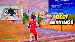 Fortnite PRO PS5 Controller Gameplay + BEST Controller SETTINGS & Sensitivity