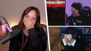 VICKY PALAMI REACCIONA A ELMARIANA Y ROIER EN MINECRAFT EXTREMO