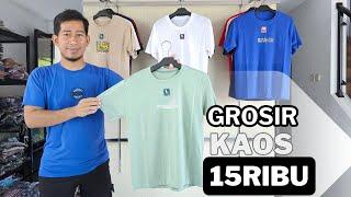 GROSIR KAOS POLOS KAOS SABLON CUMA 15 RIBU - GROSIR TERLENGKAP