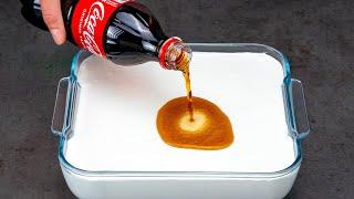 If you have Cola and sponge fingers you must try this dessert today No baking and without flour