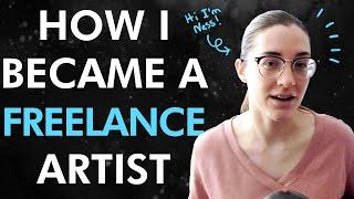 How I became a freelance illustrator  My story + career tips