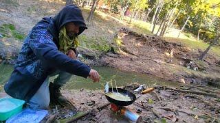 DÍAS de AVENTURA PESCA y COCINA de MOJARRAS FRITAS. pesca urbana